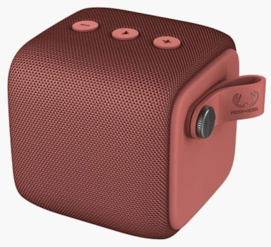 Fresh 'n Rebel Rockbox Bold S Waterproof Bluetooth Speaker 5W with Battery Life up to 12 hours Red