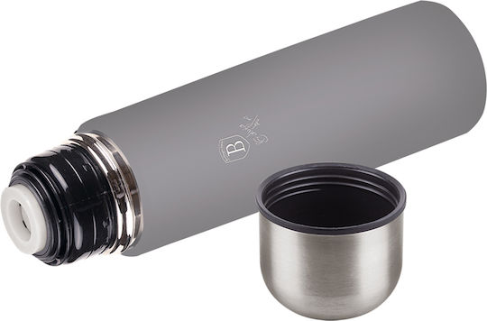 Berlinger Haus Aspen Collection Bottle Thermos Stainless Steel 500ml Gray with Cap-Cup