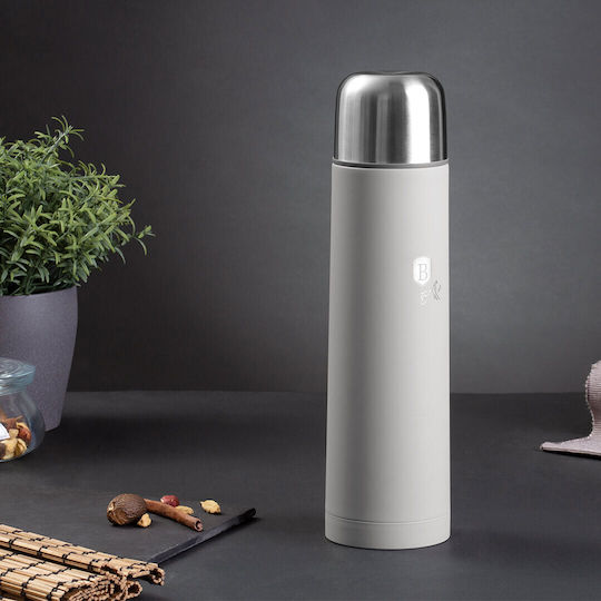 Berlinger Haus Aspen Collection Bottle Thermos Stainless Steel 500ml Gray with Cap-Cup