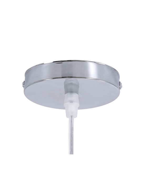 GloboStar Bora-Bora Beige Boho Bell Pendant Ceiling Light with E27 Socket 42x42cm