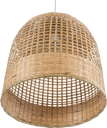 GloboStar Bora-Bora Beige Boho Bell Pendant Ceiling Light with E27 Socket 42x42x44cm