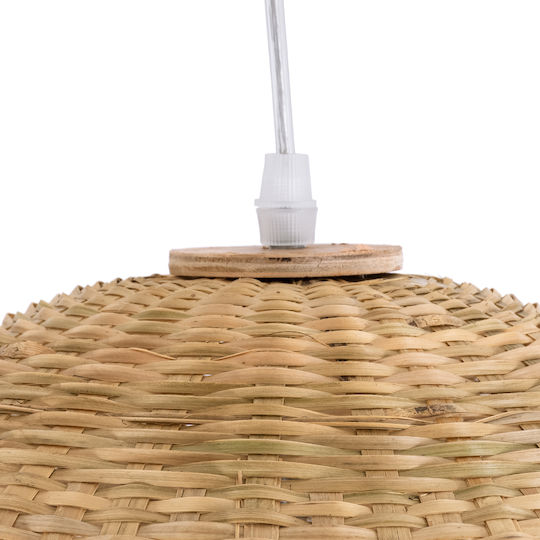 GloboStar Bora-Bora Beige Boho Bell Pendant Ceiling Light with E27 Socket 42x42x44cm