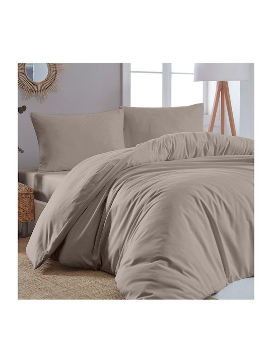 Beauty Home Sheet for Single Bed 170x260cm. 1999 Beige