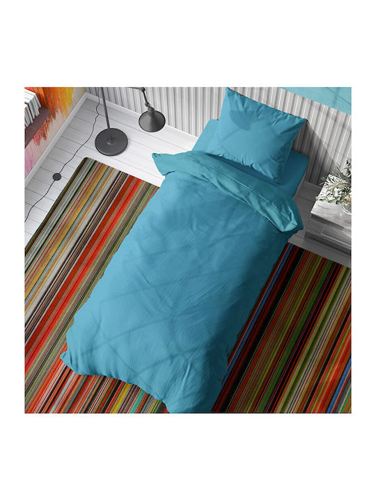 Dimcol Duvet Single 160x240cm Solid 493 Turquoise