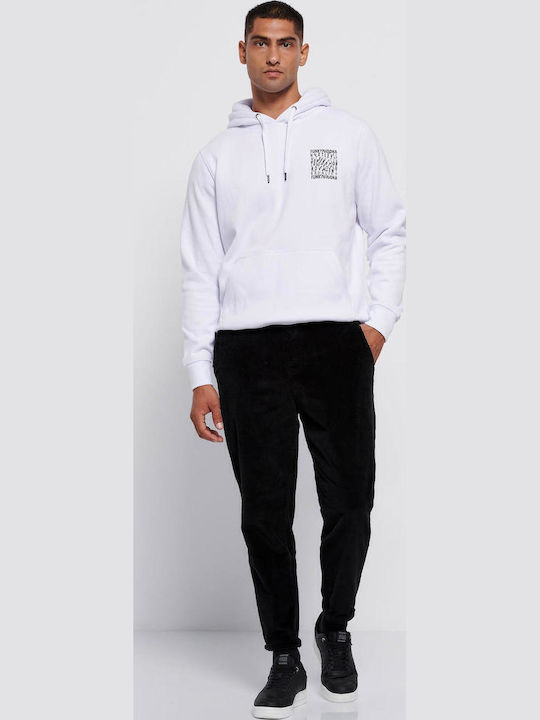 Trousers Elastic in Regular Fit Black