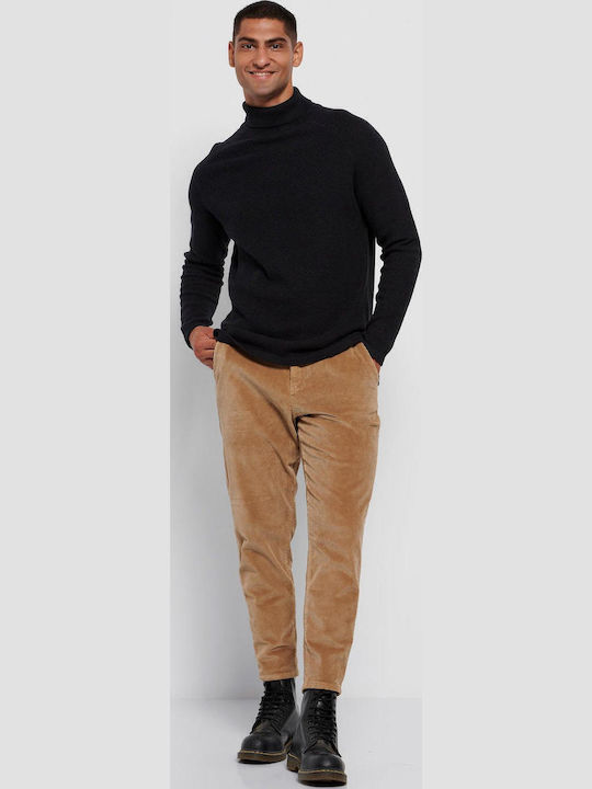 Trousers in Regular Fit tobacco