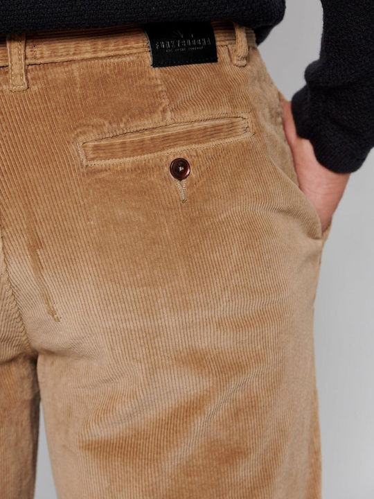 Trousers in Regular Fit tobacco
