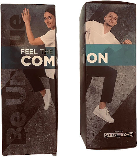 Be Unique Unisex Pantaloni medicali Violet din Bumbac și Poliester