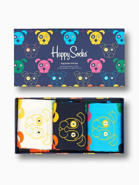 Happy Socks Pack Mixed Dog Gift Bărbați Șosete Multicolor 3Pachet