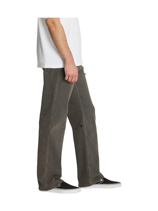 Modown Men's Jeans Pants with Loose Fit Black Ozone