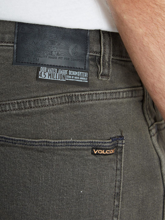 Modown Men's Jeans Pants with Loose Fit Black Ozone