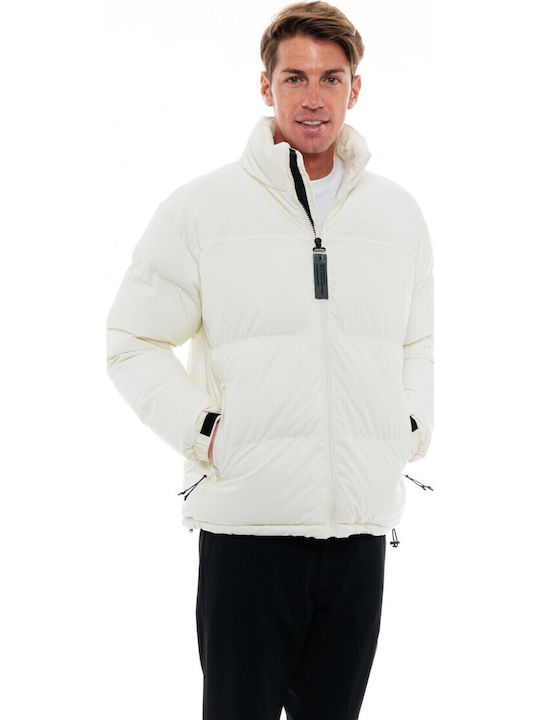 Winter Jacke Puffer Off White