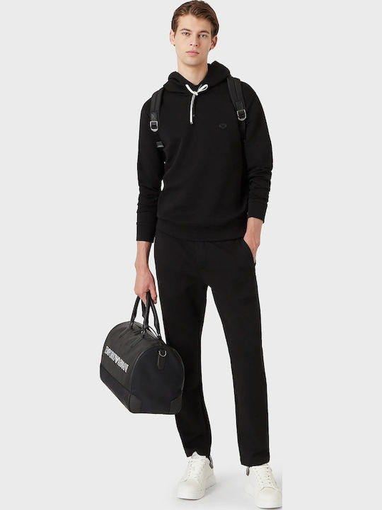 Sweatshirt with Hood Black