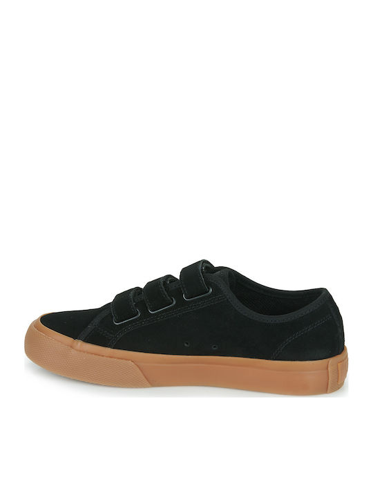 Manual V LE Kids Sneakers with Scratch Black