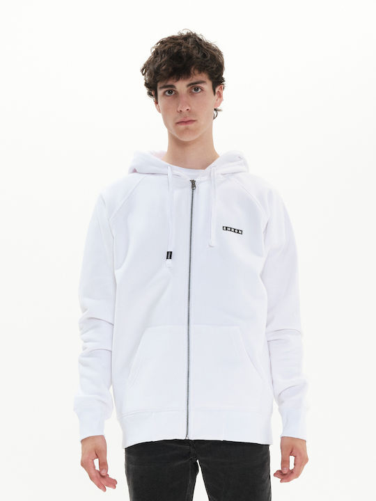 White Hooded Cardigan
