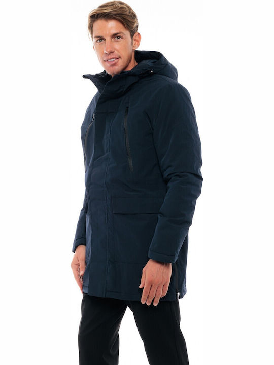 Winter Jacke Parka Marineblau