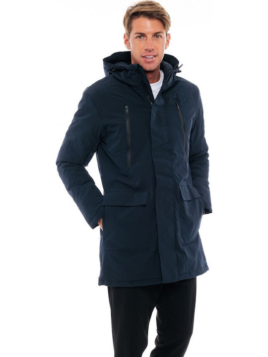 Winter Jacke Parka Marineblau