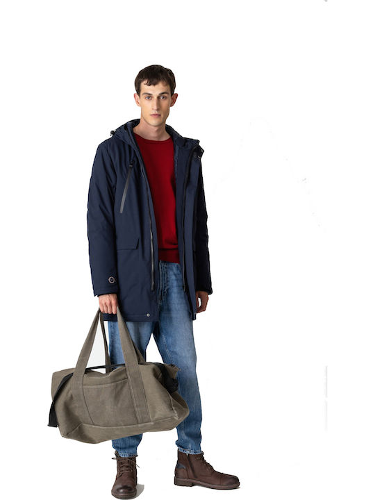 Winter Jacke Parka Marineblau
