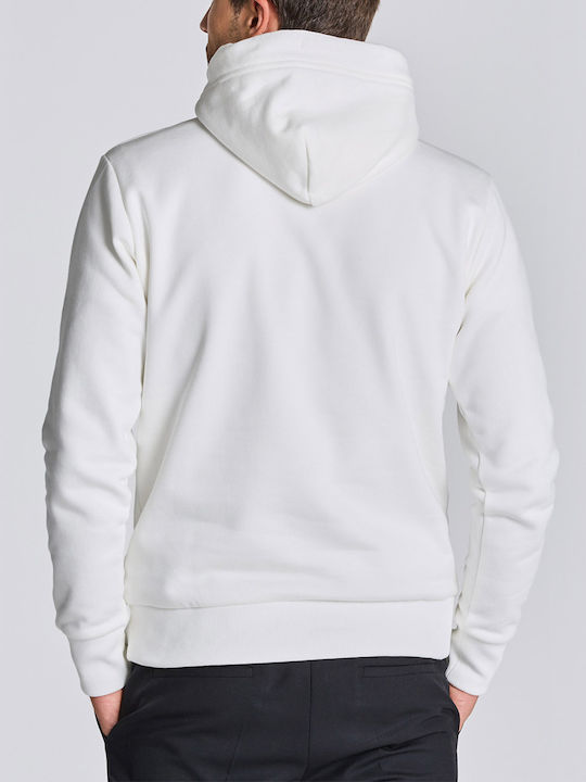 Gant Herren Sweatshirt mit Kapuze Weiß