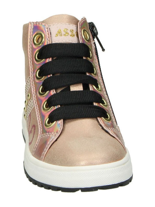 Παιδικά Sneakers High Χρυσά