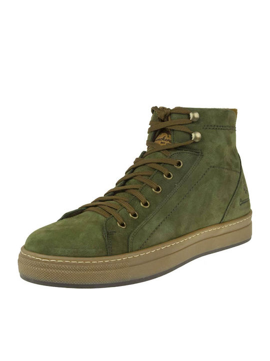 Suede Χακί Ανδρικά Μποτάκια