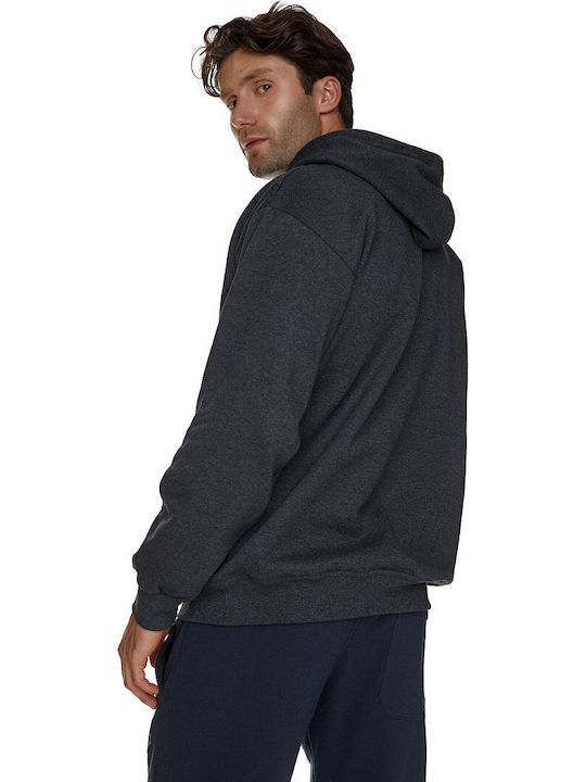 Sweatshirt with Hood Anthracite
