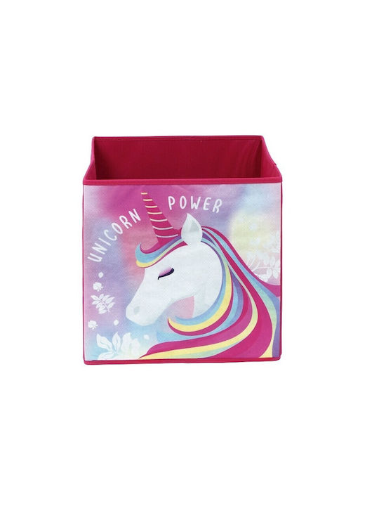 Arditex Kids Toy Storage Basket Unicorn Pink