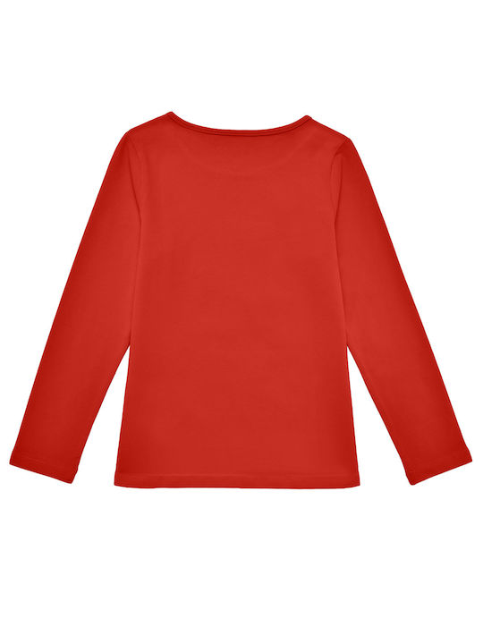 Guess Kids Blouse Long Sleeve Red