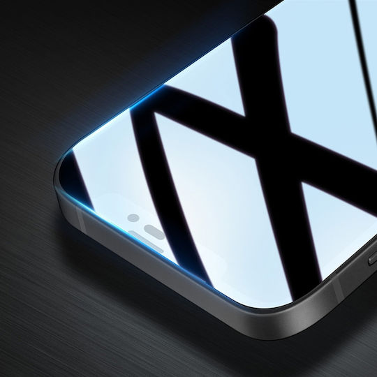 Dux Ducis Case Friendly Full Face Tempered Glass Μαύρο (iPhone 14 Pro Max)