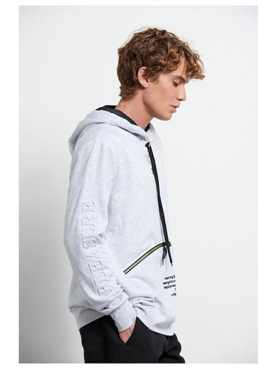 Sweatshirt with Hood Gray