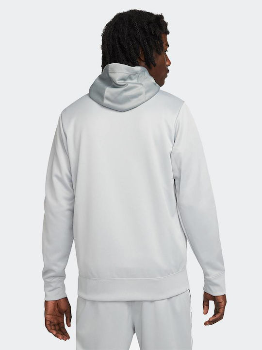 Repeat Swoosh Ανδρική Ζακέτα με Κουκούλα Λευκή