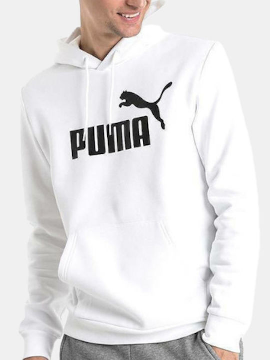 Big Logo Sweatshirt With Hood White