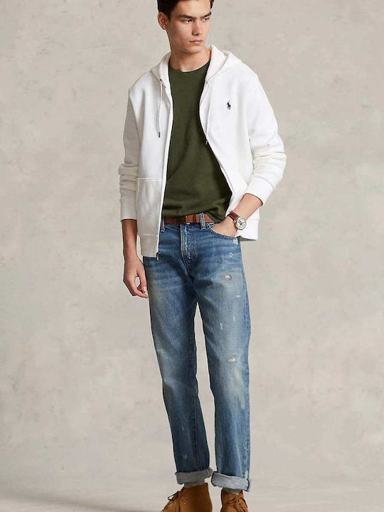 Sweatshirt with Hood White