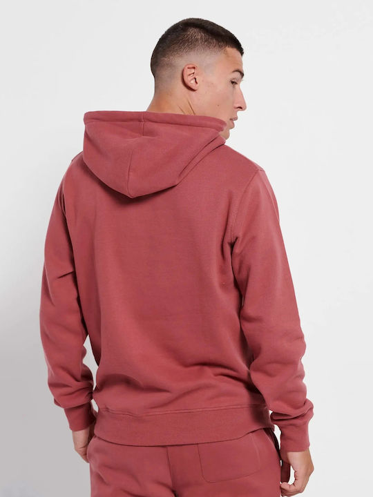 Hoodie with Dusty Rose Colour