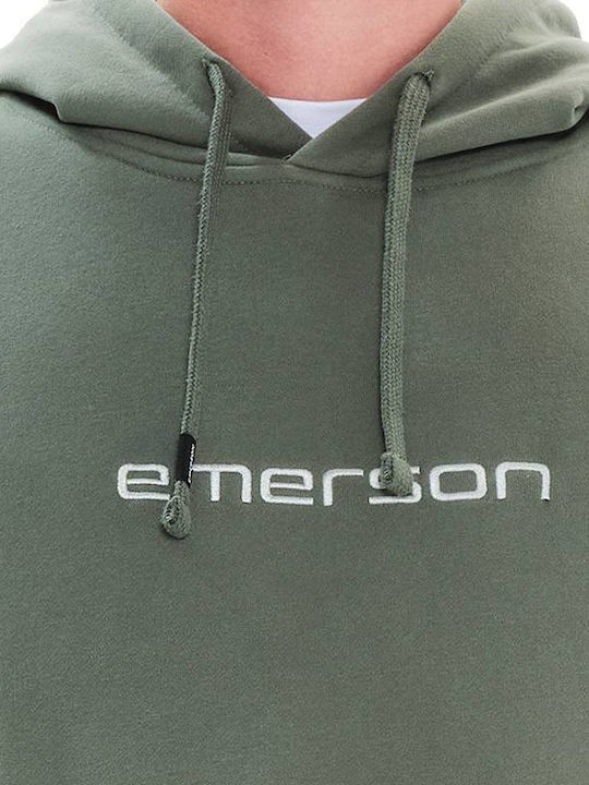 Sweatshirt with Hood Dusty Green