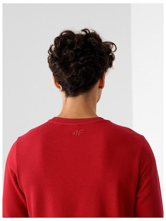 4F Herren Sweatshirt Rot