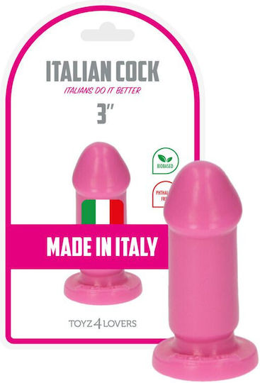 Toyz4lovers Italian Cock Plug Mio Πρωκτικό Dildo Ροζ 8cm