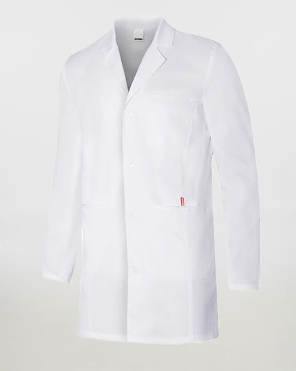 Velilla Feel Medizinischer Verbandskittel Weiß aus Baumwolle und Polyester