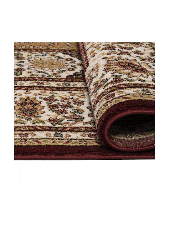 Beauty Home 9063 Rug Round Burgundy