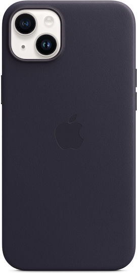 Apple Leather Case with MagSafe Back Cover Δερμάτινο Ink (iPhone 14 Plus)
