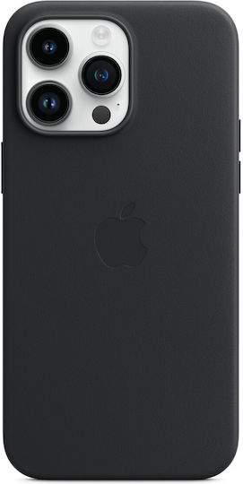 Apple Leather Case with MagSafe Back Cover Midnight (iPhone 14 Pro Max)
