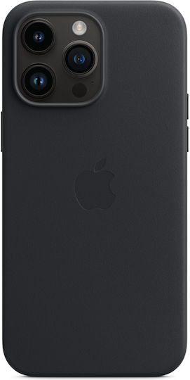 Apple Leather Case with MagSafe Back Cover Midnight (iPhone 14 Pro Max)