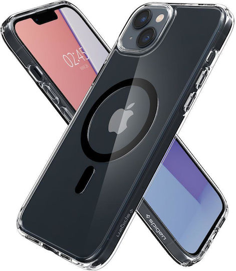 Spigen Ultra Hybrid MagSafe Compatible Umschlag Rückseite Kunststoff 2mm Schwarz (iPhone 14 Plus)
