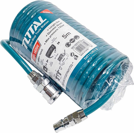 Total Spiral Air Hose 5m Φ6x8mm THT11051
