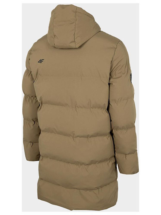 4F Men's Winter Puffer Jacket Beige