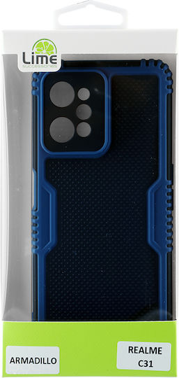 Lime Armadillo Camera Guard Umschlag Rückseite Kunststoff Blau (Realme C31)