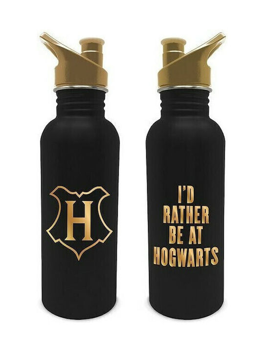 Pyramid International Harry Potter I'd Rather be at Hogwarts Wasserflasche Rostfreier Stahl 700ml Schwarz Pyramid International Harry Potter I'd Rather be at Hogwarts Wasserflasche Rostfreier Stahl 700ml Schwarz
