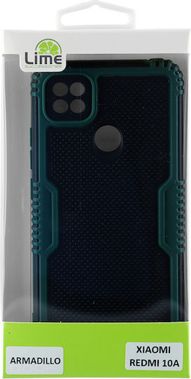 Lime Armadillo Camera Guard Back Cover Plastic Verde (Redmi 10A)