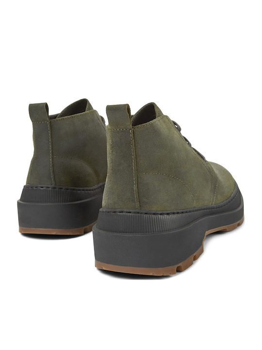 Brutus Trek Suede Χακί Ανδρικά Μποτάκια