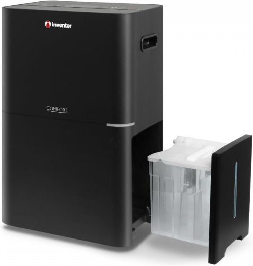 Inventor Comfort Dehumidifier with Compressor Ionizer and Wi-Fi 20lt Black